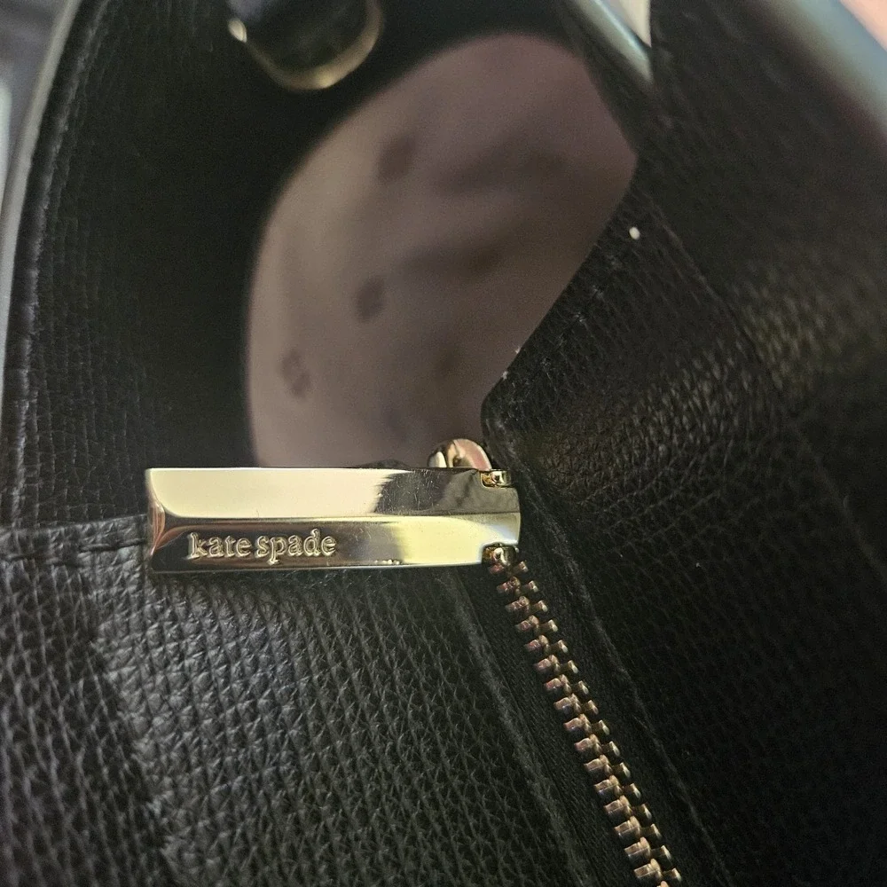 Kate Spade New York Sydney Medium Satchel Black/Black Retail $298 Crossbody‎